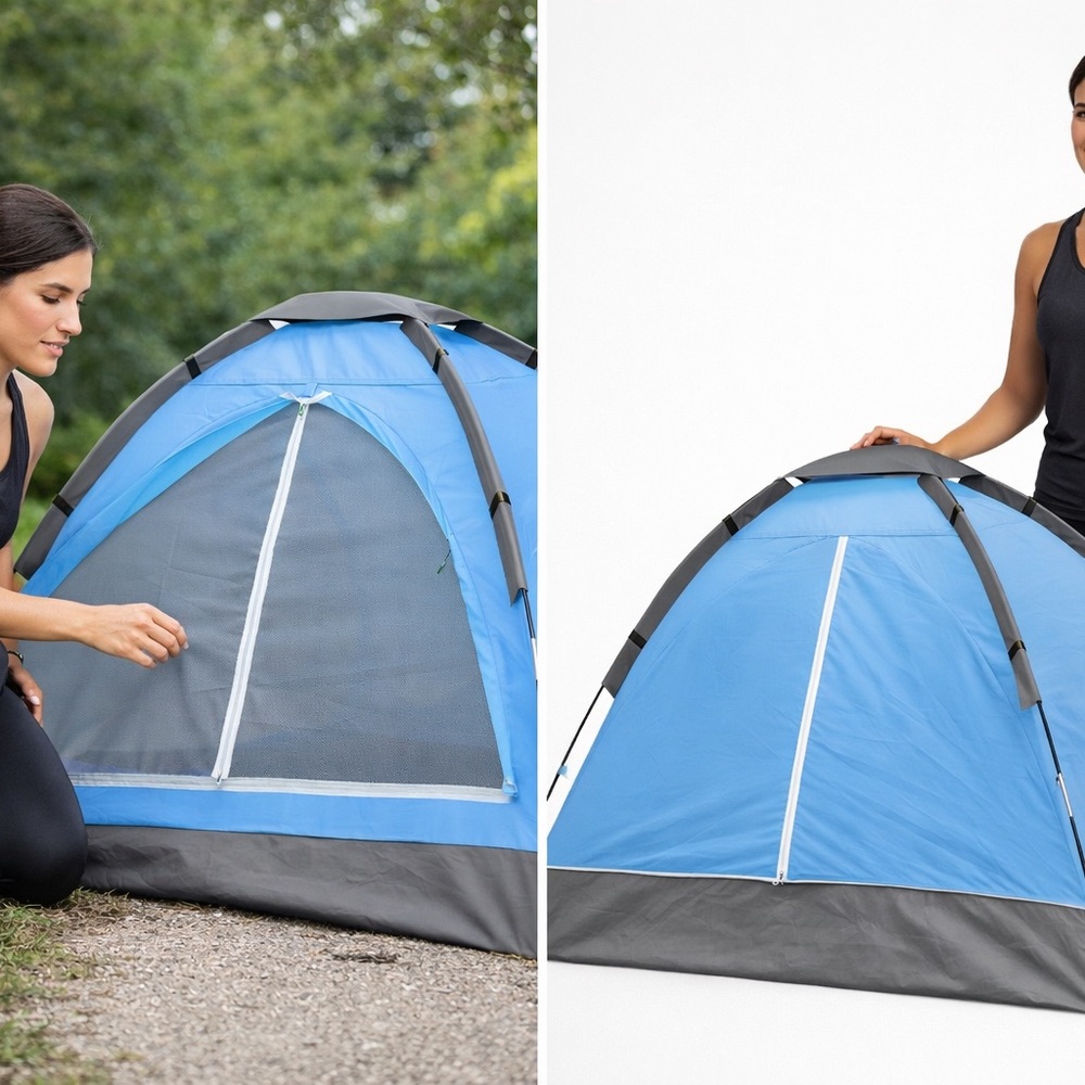 Wakeman Outdoors Compact Dome Tent 1–2 Person
